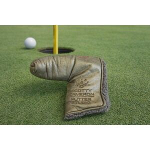 Scotty Cameron Titleist Studio 3 Dot Putter Headcover Silver OEM